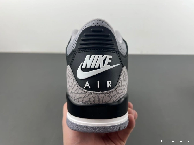 Kick Theory DN3707-010 Cement 3 Air Black Jordan 0822